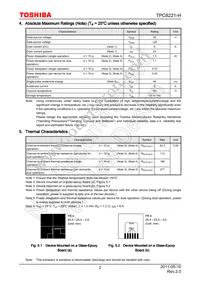 TPC8221-H Datasheet Page 2
