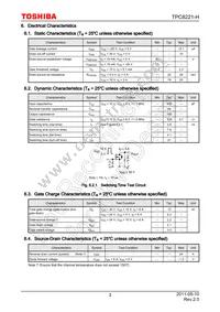 TPC8221-H Datasheet Page 3