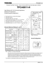 TPCA8011-H(TE12LQM Datasheet Cover