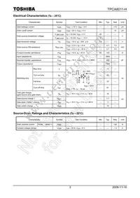 TPCA8011-H(TE12LQM Datasheet Page 3