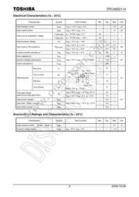 TPCA8021-H(TE12LQM Datasheet Page 3
