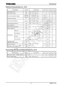 TPCA8102(TE12L Datasheet Page 3
