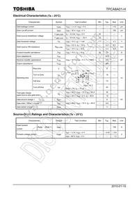 TPCA8A01-H(TE12L Datasheet Page 3