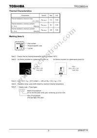 TPCC8003-H(TE12LQM Datasheet Page 2