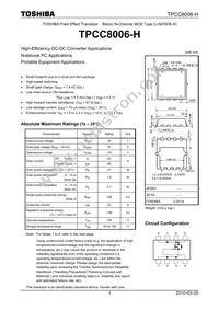TPCC8006-H(TE12LQM Datasheet Cover