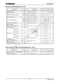 TPCF8201(TE85L Datasheet Page 3
