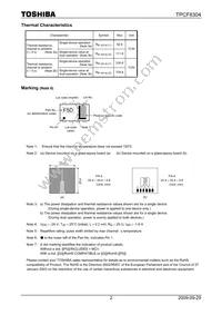 TPCF8304(TE85L Datasheet Page 2
