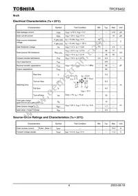 TPCF8402(TE85L Datasheet Page 4