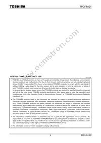 TPCF8A01(TE85L) Datasheet Page 4