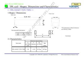TPL1183427-722Y-720N Datasheet Cover
