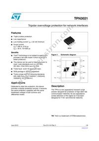 TPN3021 Datasheet Cover