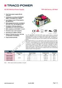 TPP 40-105A-J Datasheet Cover