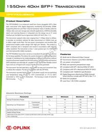 TPP7XGJERC000E2G Datasheet Cover