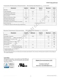 TPP7XGJERC000E2G Datasheet Page 2