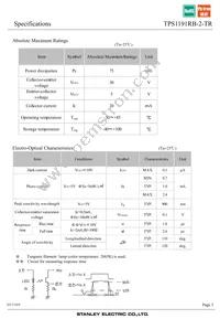 TPS1191RB-2-TR Datasheet Page 3