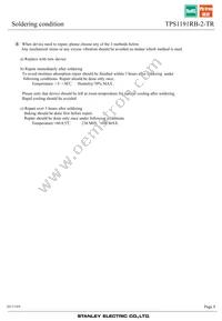 TPS1191RB-2-TR Datasheet Page 8