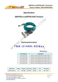 TQS-214H8-XCQ10 Datasheet Cover