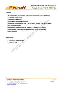 TQS-214H8-XCQ10 Datasheet Page 2