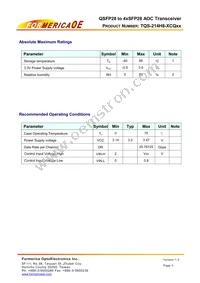 TQS-214H8-XCQ10 Datasheet Page 3