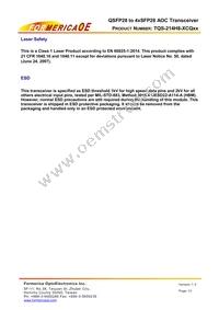 TQS-214H8-XCQ10 Datasheet Page 13