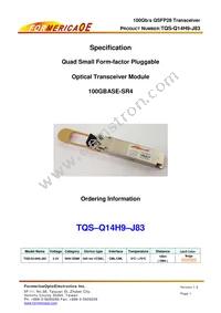 TQS-Q14H9-J83 Datasheet Cover