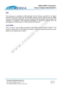 TQS-Q1LB9-F11 Datasheet Page 12