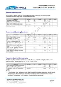 TQS-Q1LH9-2CA Datasheet Page 3