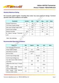 TQS-Q74H9-JCA Datasheet Page 3