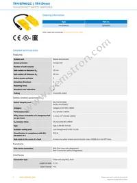 TR4-SFM01C Datasheet Page 2