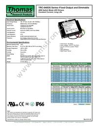 TRC-040S128DS Datasheet Cover