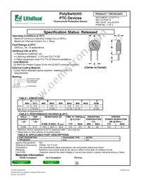 TRF250-055T Datasheet Cover