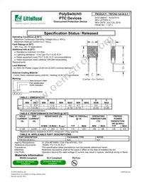 TRF250-120-B-0.5 Datasheet Cover