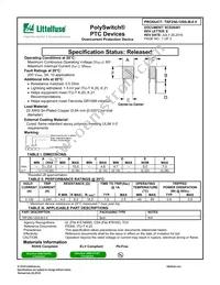 TRF250-120S-B-0.5 Datasheet Cover