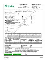 TRF250-120U Datasheet Cover