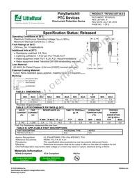 TRF250-145T-B-0.5 Datasheet Cover