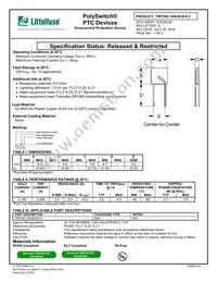 TRF250-145US-B-0.5 Datasheet Cover