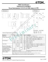 TRTEP13S-U587B015 Datasheet Cover
