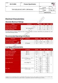 TRX10GDL0610C3 Datasheet Page 4