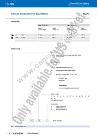 TS-701-HM-35 Datasheet Page 4