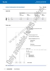 TS-701-HM-35 Datasheet Page 8