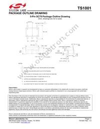 TS1001IJ5T Datasheet Page 11