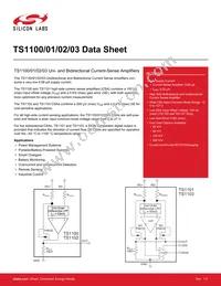TS1102-50EG5T Datasheet Cover