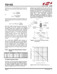 TS1103-50EG6T Datasheet Page 8