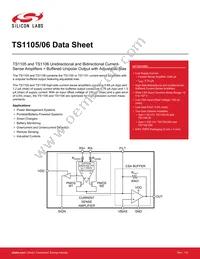 TS1106-20ITD833T Datasheet Cover