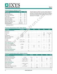 TS117P Datasheet Page 2