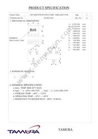 TS1205-2R7M Datasheet Cover