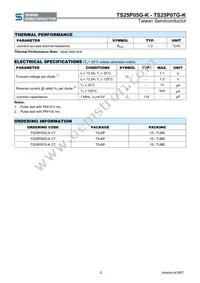 TS25P07G-K D2G Datasheet Page 2