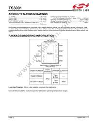 TS3001ITD822T Datasheet Page 2