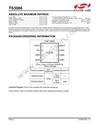 TS3006ITD833T Datasheet Page 2