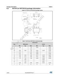 TS3011IYLT Datasheet Page 16